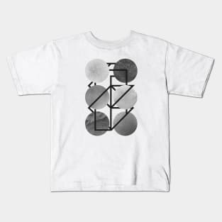 Planets, geometric art Kids T-Shirt